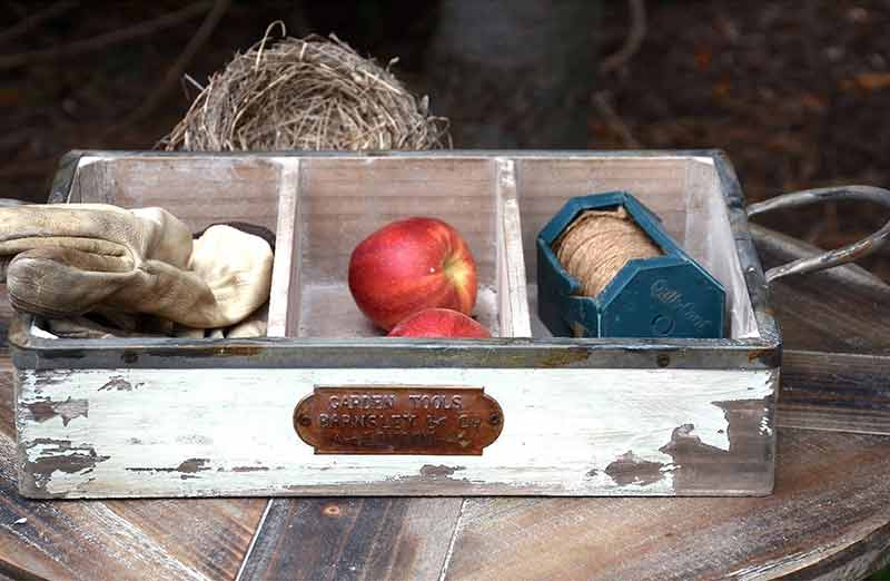 Distressed Wooden Tool Box