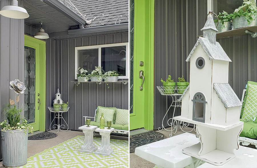 Wooden Church Birdhouse