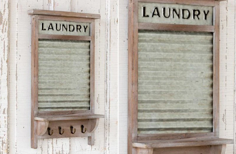 Laundry Washboard Organizer