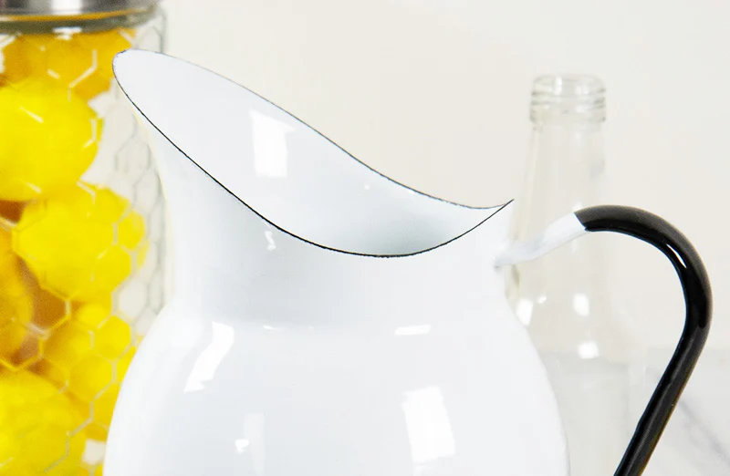 Enamel Lemonade Pitcher