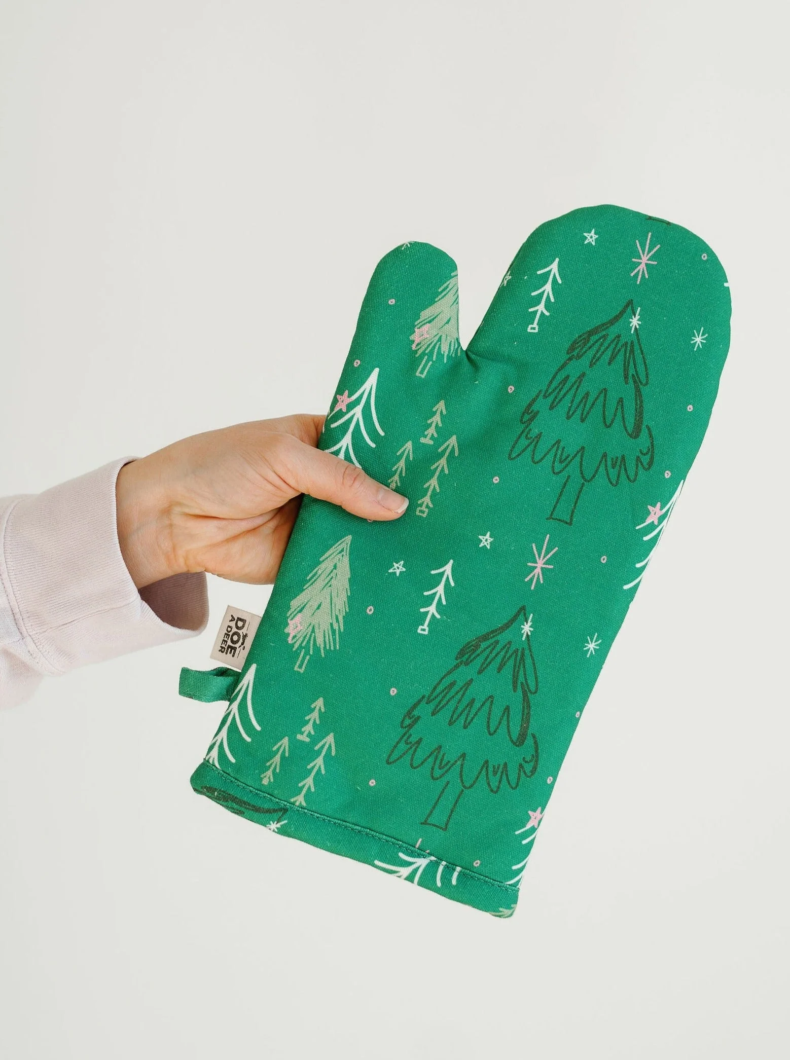Winter Trees Oven Mitt