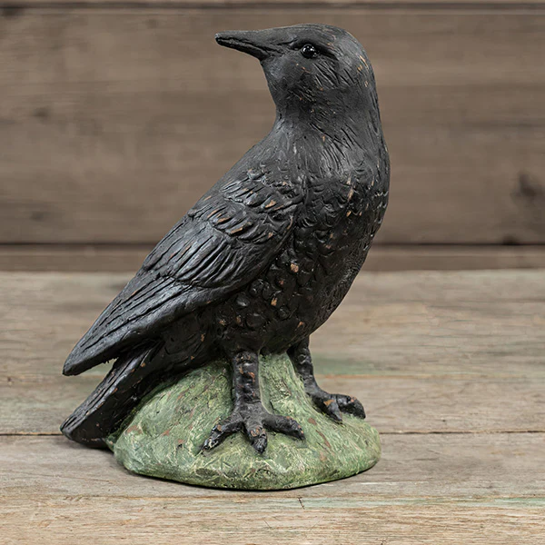 Crow Tabletop Statue