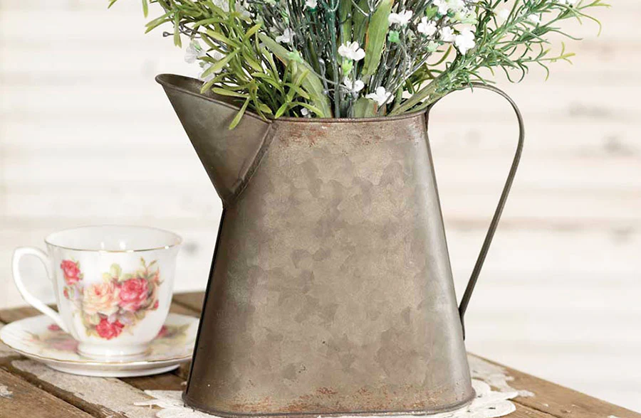 Galvanized Metal Watering Can