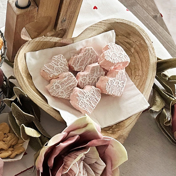 Heart Shaped Wood Bowl