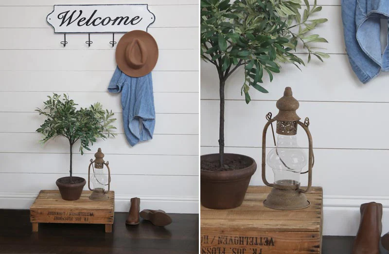 Rusted Metal Lantern