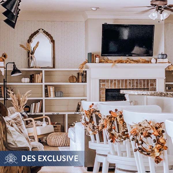 Scalloped Wooden Framed Mirror | DES Exclusive