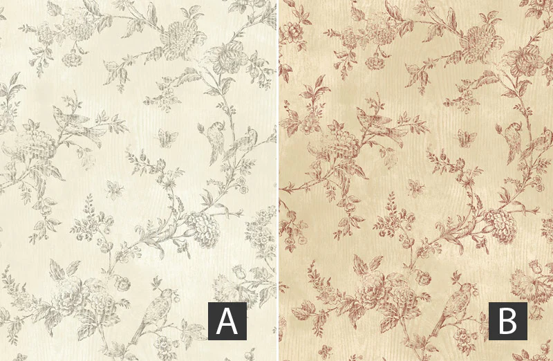 Prepasted Toile Wallpaper  Pick Your Color