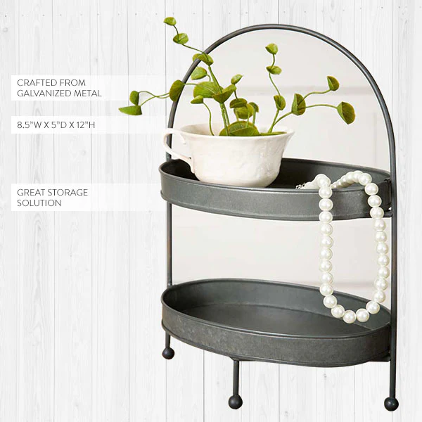 Two Tier Oval Display Tray