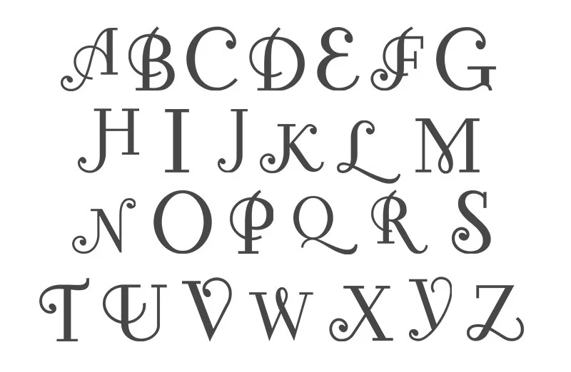 Ruffled Feedsack Monogrammed Pouf Pillow