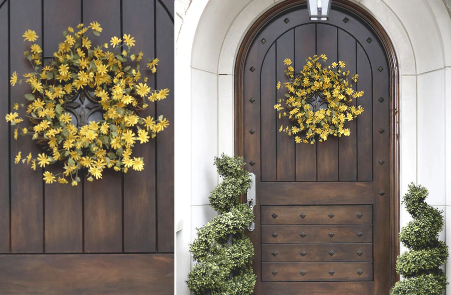 Wild Daisy Layered Wreath