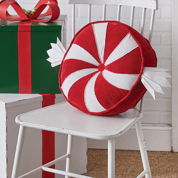 Peppermint Throw Pillow