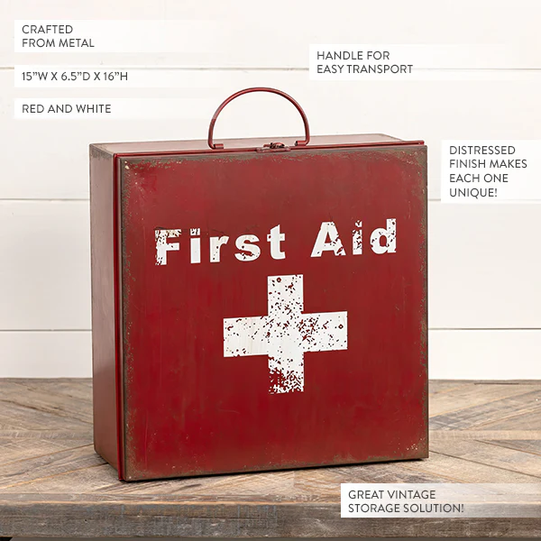 Vintage Inspired First Aid Box