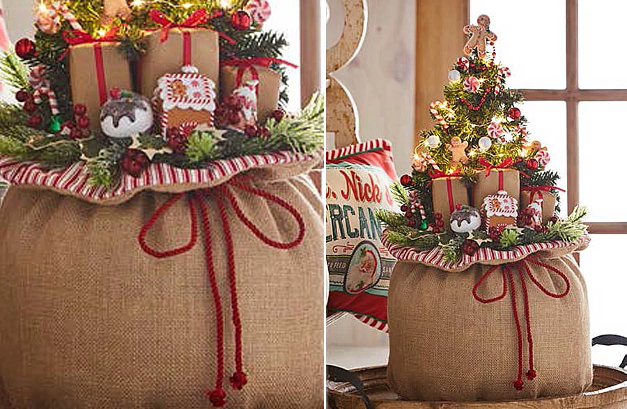 Light Up Santa's Gift Bag