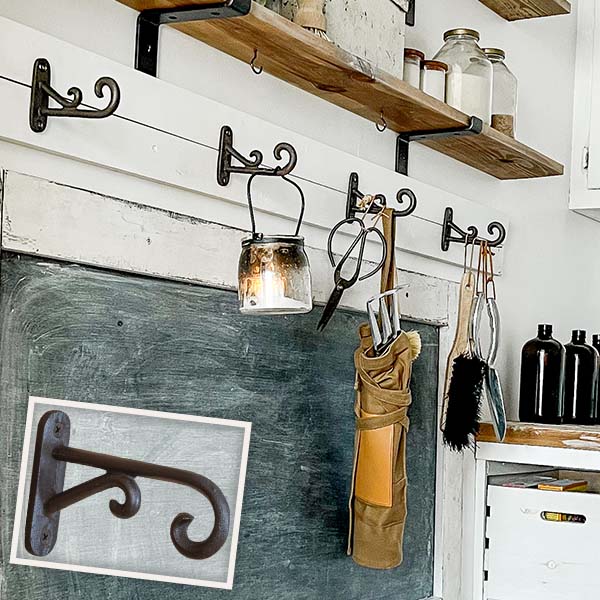 French Country Wall Hook, Set of 4