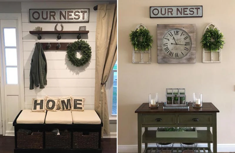 *HUGE* Galvanized Our Nest Sign