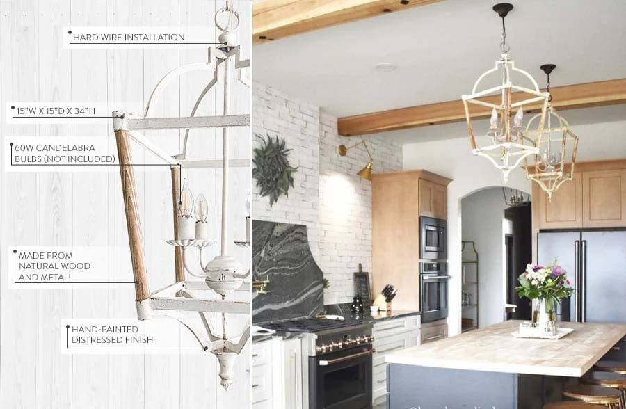 Antique Inspired Pendant Chandelier