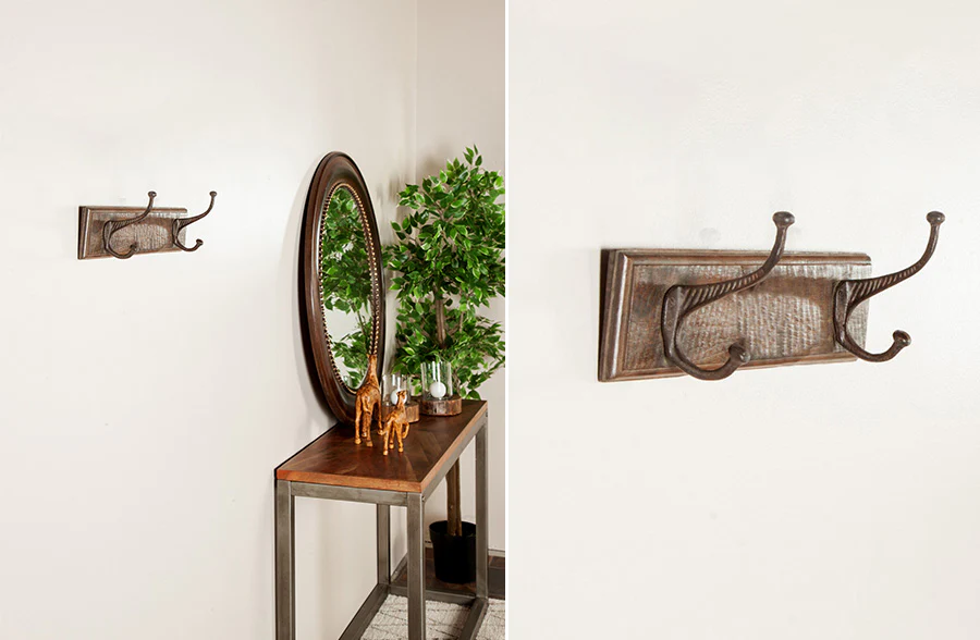 Distressed Wooden Coat Hooks