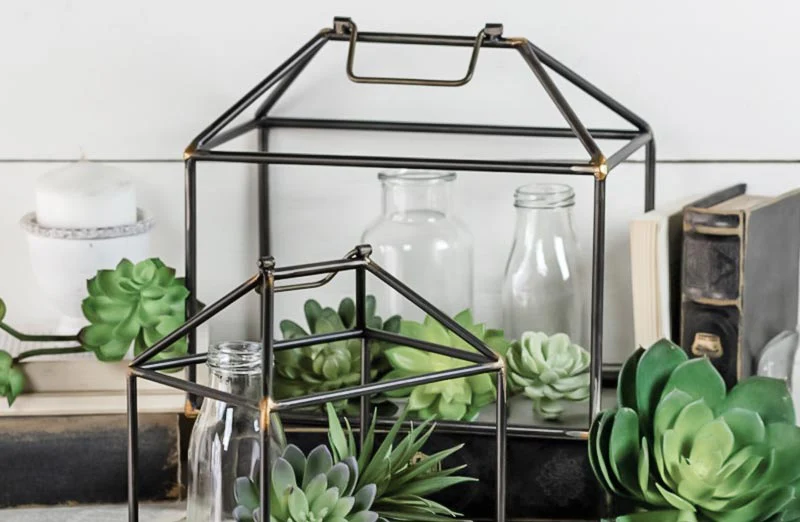 House Framed Planters  Set of 2