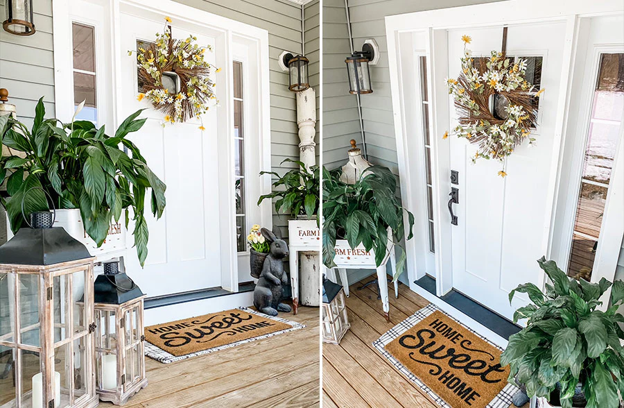 Premium Mixed Yellow Wildflower Wreath