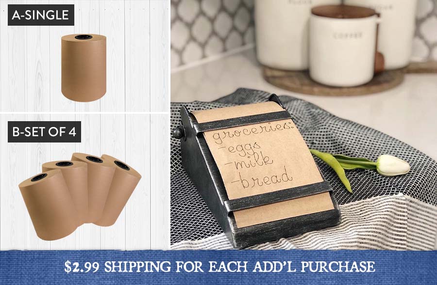 Antique Inspired Desk Top Note Roll