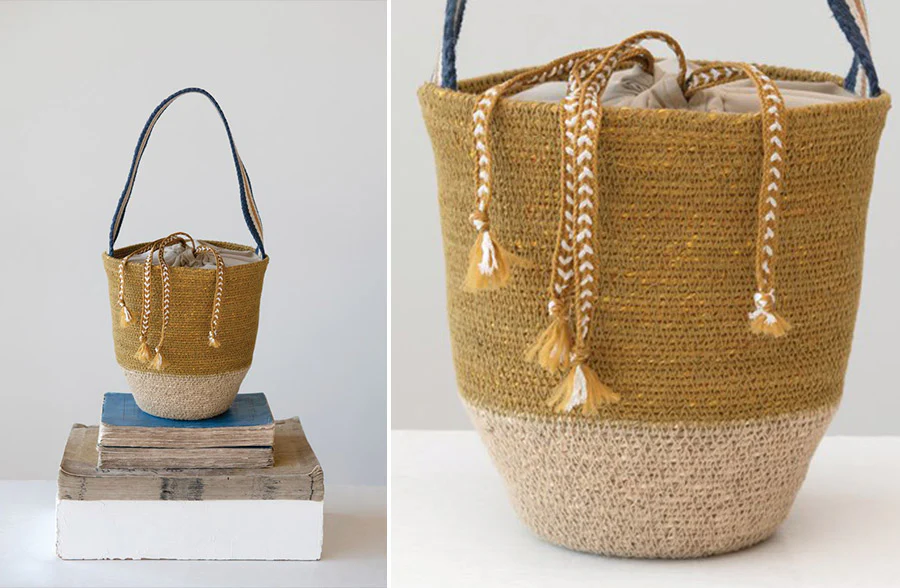 Seagrass & Cotton Handbag